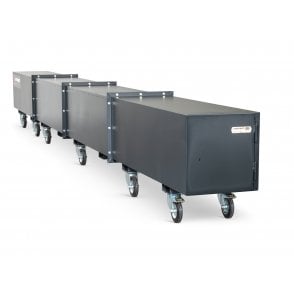 Pipestor – External W575xD6420xH815 - Internal W200xD815xH205 (Per Compartment) – Weight 256kg