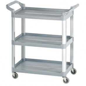Plastic Shelf Trolley W850 x D420 x H910mm 130kg UDL