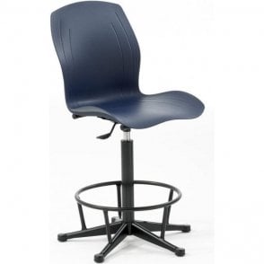 Plastic Polypropylene Shell High Chair with Feet Height adjustment 550-800mm