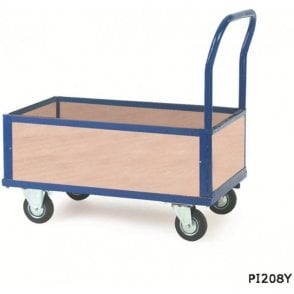 Platform Truck - 4 Plywood Half Sides W850 x D500 x H880mm 500kg UDL