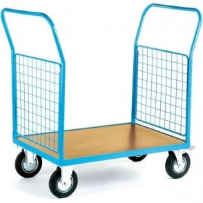 Platform Truck with2 Mesh Ends W1200 x D800 x H1050mm 500kg UDL