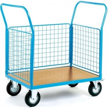 Platform Trucks with 3 Mesh Sides