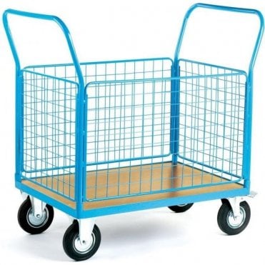 Platform Trucks with 4 Mesh Sides