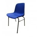 Poly Chair 450mm Seat Height - Blue