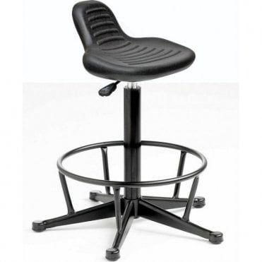 Posture Stool with Mini Back Rest & Foot Rest
