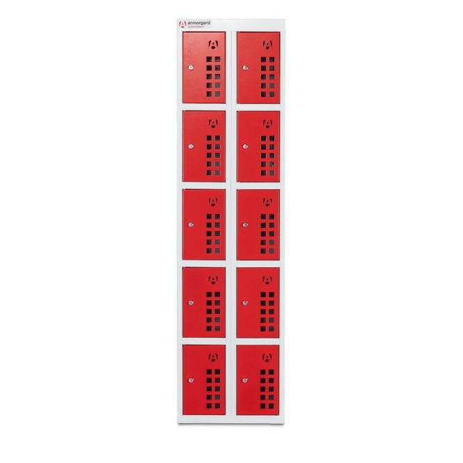 10 Compartment Powerstation – External W455xD360xH1705 - Compartment Internal W175xD310xH300 – Weight 40kg