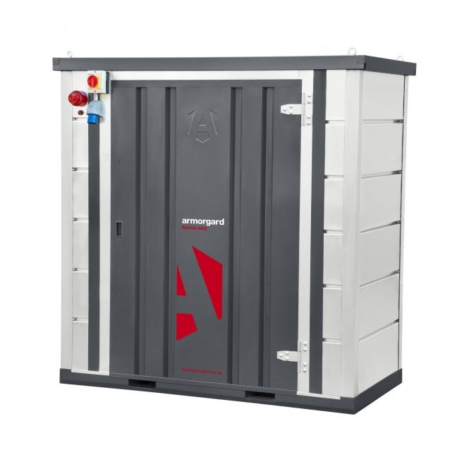 Powerstor – External W2075xD1065xH2105 - Internal W1250xD1000xH1815 – Weight 400kg
