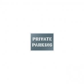 Private Parking Stencil 600x800mm