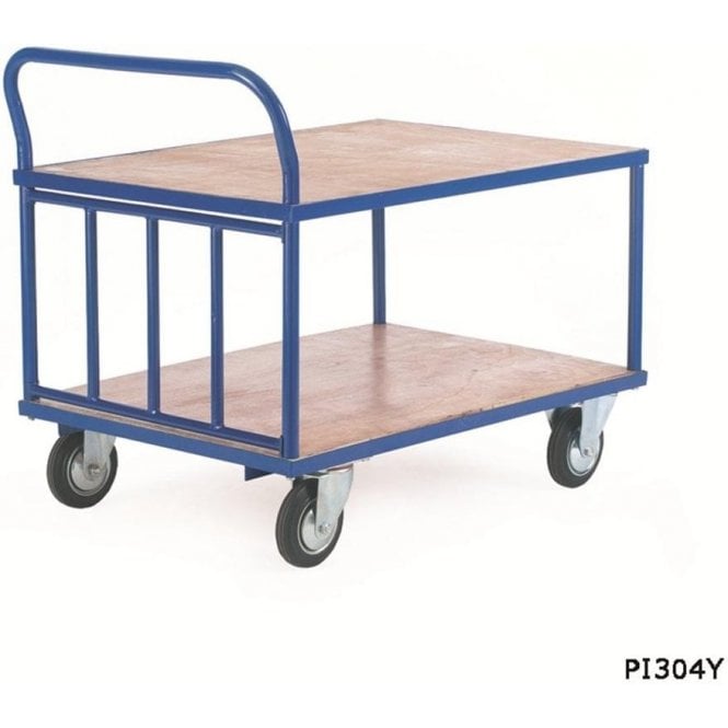Shelf Truck - 2 Shelf Tubular End W1050 x D700 x H1050mm 400kg UDL