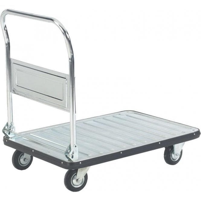Galvanised Folding Platform Trolley 300kg UDL