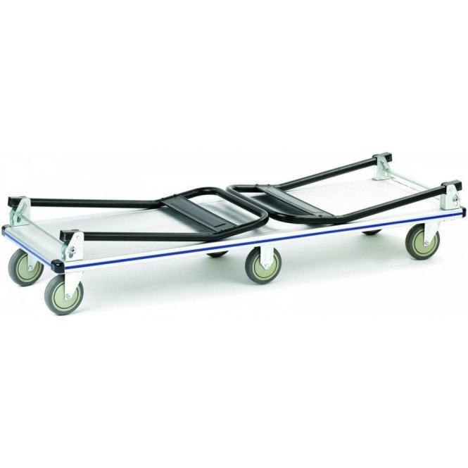 Aluminium Folding Platform Truck - Double Ended L1500 x W457 x H940mm 300kg UDL