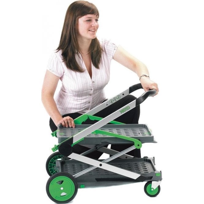 Clever Folding Trolley c/w 1 Folding Box W890 x D550 x H1030mm 60kg UDL