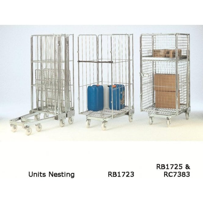 3 Sided A Type Nestable Rolcontainer W735 x D830 x H1720mm 500kg UDL
