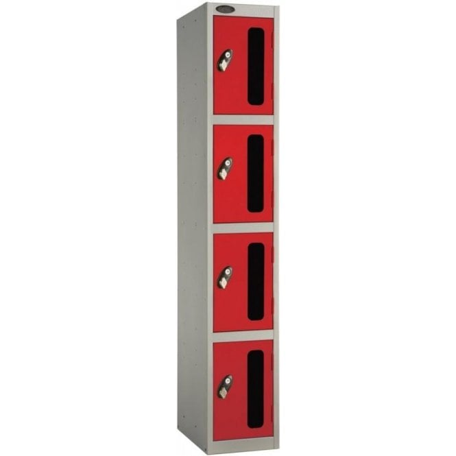 Four Compartment Vision Door Locker H1780 x W305 x D305mm