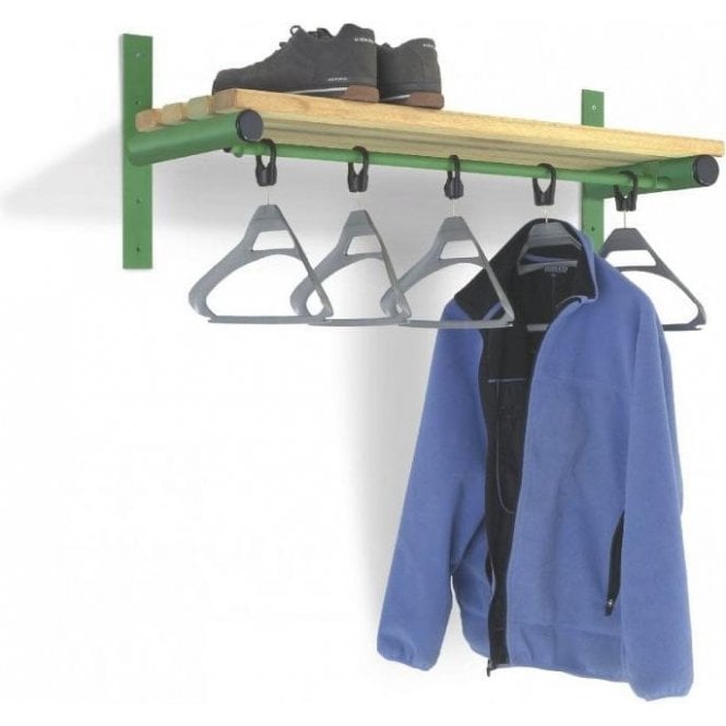 Wall Mounted Shelf & Rail L1000 x D350mm - Type E