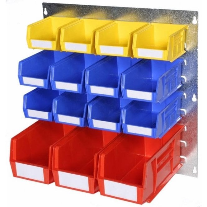 Picking Bin Wall Kit N H500 x W500mm with 3 Bin30, 8 Bin20 and 4 Bin10