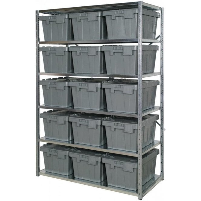 Distribution Containers on Expo 3 Shelving H2000 x W1300 x D600mm with 6 Shelves & 15 Distribution Containers 600x400x320mm STARTER BAY