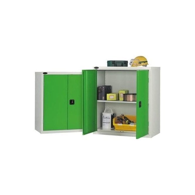 Low Industrial Cupboard H1015 x W915 x D460mm supplied with 1 Adjustable Shelf 85kg UDL