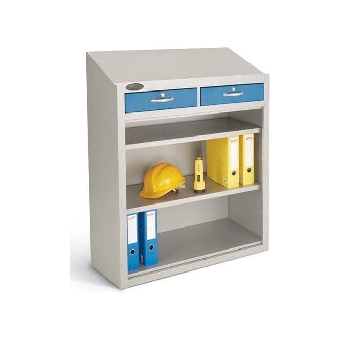Open Front Work Station No Doors / No Drawers H1210 x W915 x D460mm supplied with 2 Adjustable Shelves 65kg UDL
