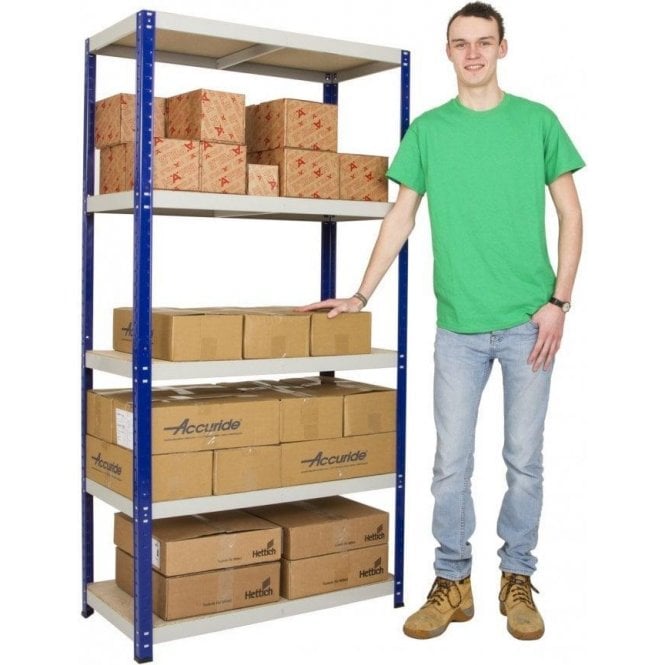 Clicka 175 Shelving H1770 x W900 x D300mm 5 Shelf Level 175kg UDL