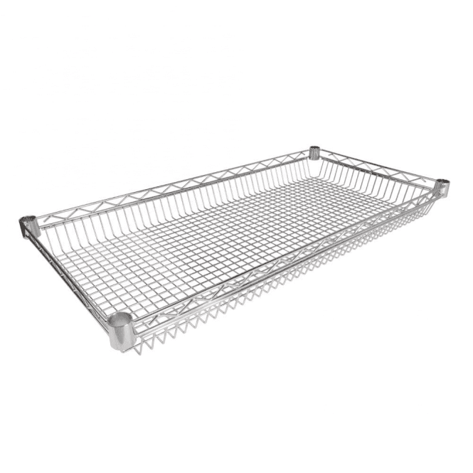 Basket Shelf for Chrome Wire Shelving W915 x D460mm