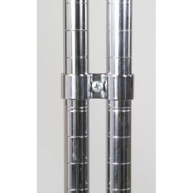 Post Clamp for Chrome Wire Shelving