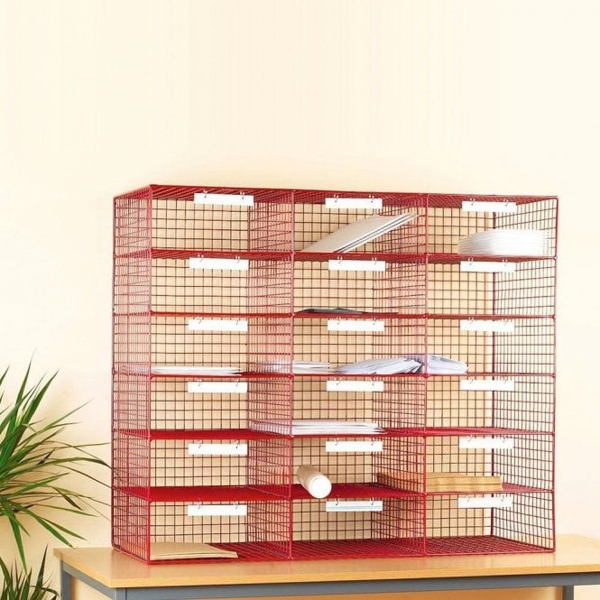 Mail Sorting System Width1085 x Depth420 x Height955mm - 18 compartments