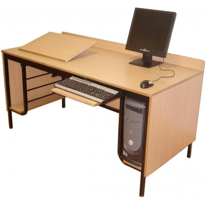 Technical Graphics Bench W1600xD750xH720mm - Double