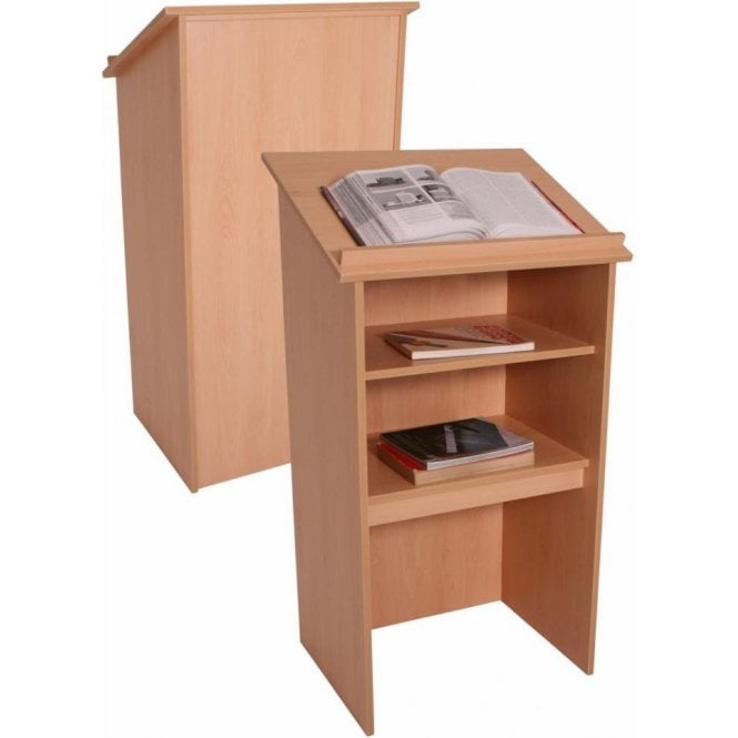 Lectern H1020mm - Beech finish