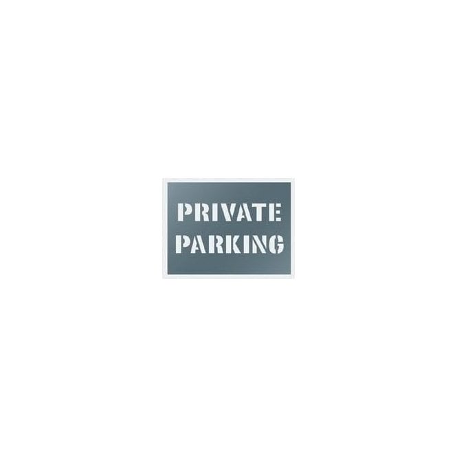 Private Parking Stencil 190x300mm