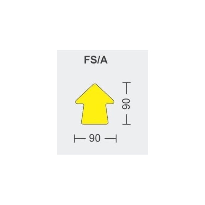 Floor Signal Markers "Arrow" 90 x 90mm 100 PACK