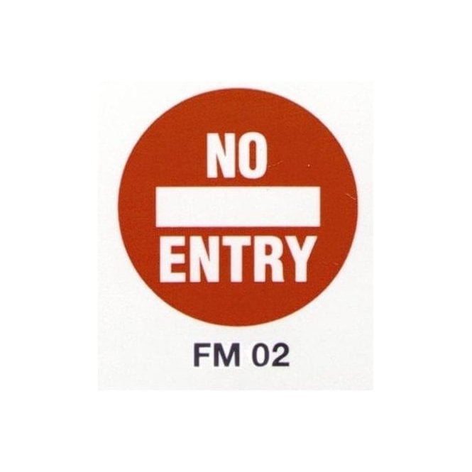 Floor Marker 430mm dia. No Entry