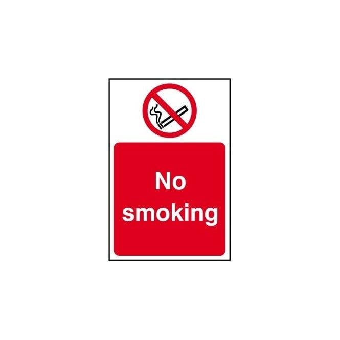 No Smoking Sign 150 x 100mm - Self Adhesive Vinyl