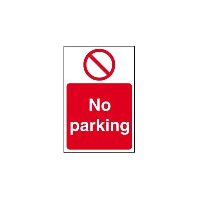 No Parking Sign 300 x 200mm - Self Adhesive Vinyl