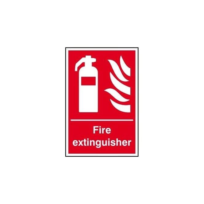 Fire Extinguisher Sign 300 x 200mm - Self Adhesive Vinyl