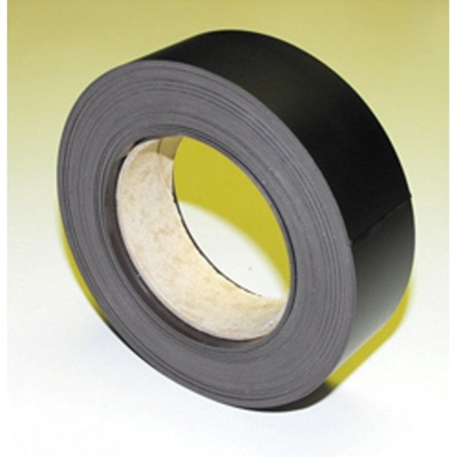 Magnetic Easy-Wipe Strip Matt Black 10mm x 10M