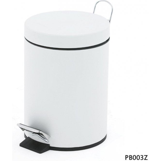 3 Litre Pedal Bin Height 270mm x Diameter 167mm