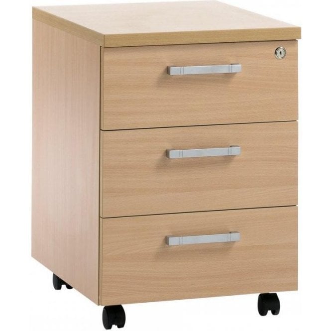 2 Drawer Mobile Pedestal W408 x D510 x H540mm