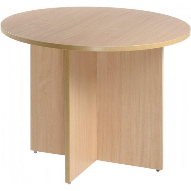 X Leg Circular Meeting Table Diameter1000 x H725mm