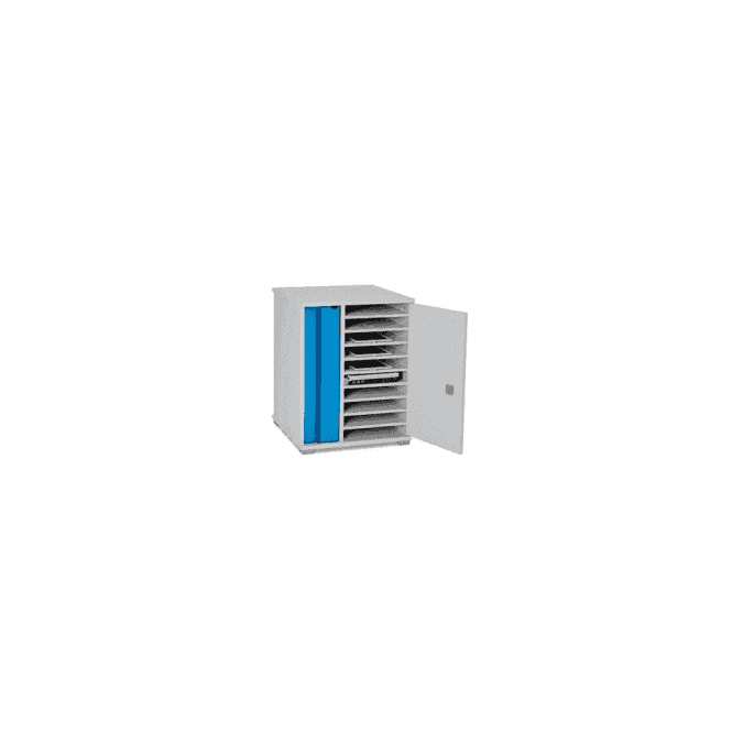 Lyte Single Door 10 - Store and charge 10 tablets, laptops or chromebooks - W539 x D523 x H698mm