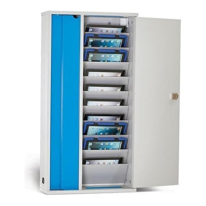 Lyte Wall Surface Pro - Store and charge 10 devices (up to 12 inch). Unit size: W578 x D227 x H922mm