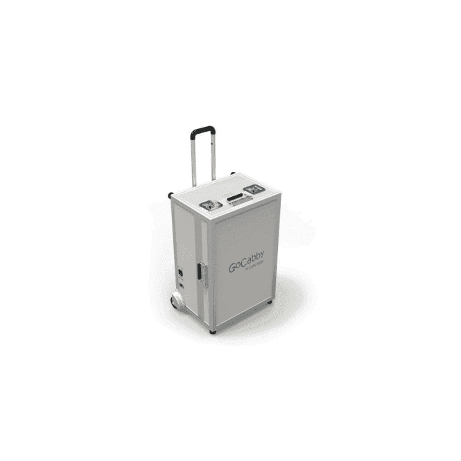 GoCabby Portable Charge Carry Case - Accommodates 16 USB - powered tablets and one laptop. W485 x D400 x H795mm. Store & Charge Only