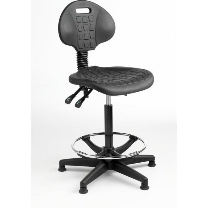 Fully Ergonomic High Polyurethane Chair  with Feet Height adjustment 550-800mm