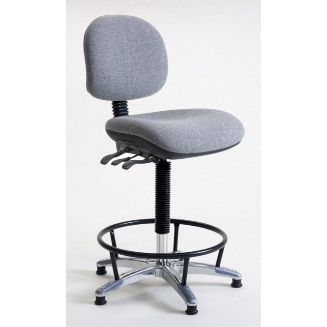 Office High Chair, Heavy Duty 25 stone / 160kg user Height adjustment 650-830mm