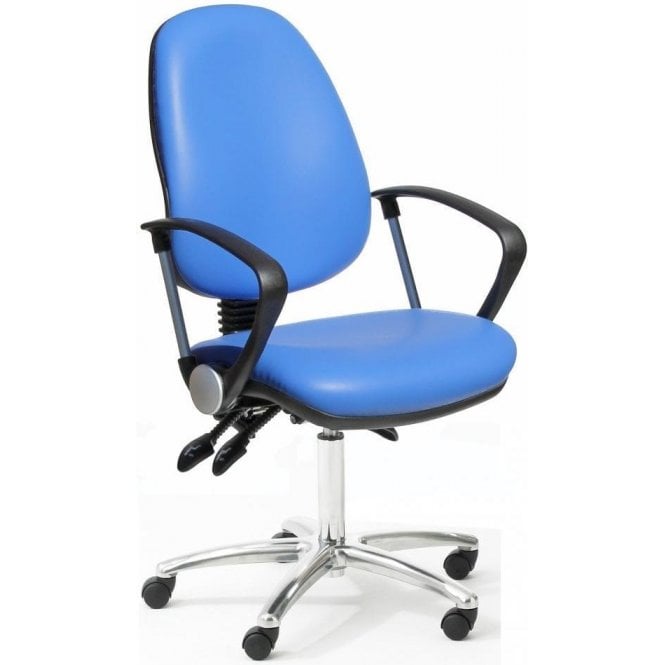 Fully Ergonomic Office Chair Chrome Height adjustment 440-570mm