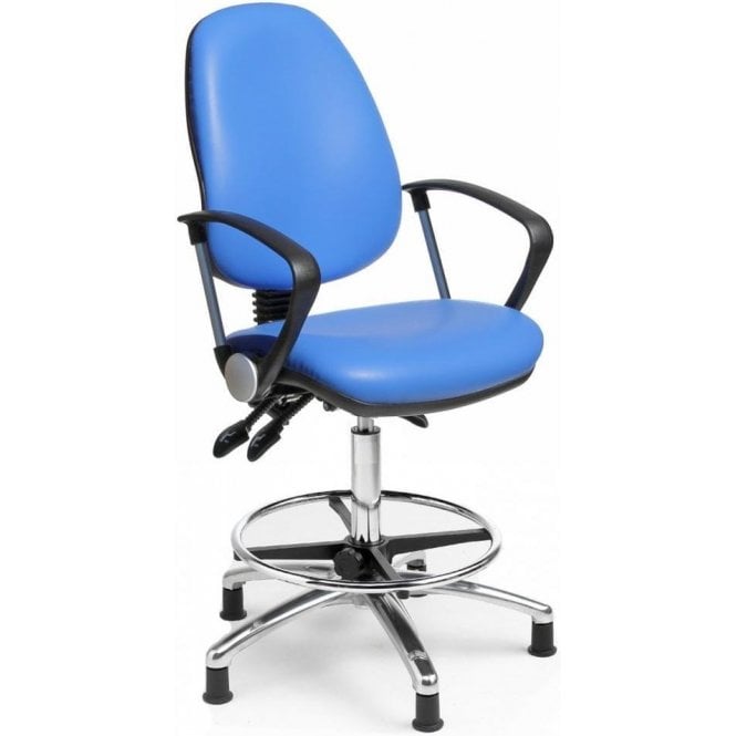 Fully Ergonomic Draughtsman Office Chair Height adjustment 620-880mm