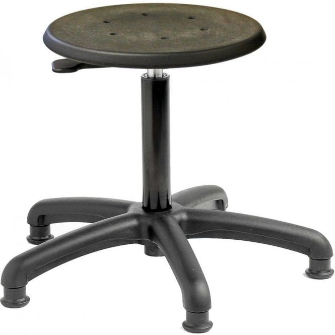 Industrial Cushioned Polyurethane Stool with Feet Height Adjustment 480-680mm