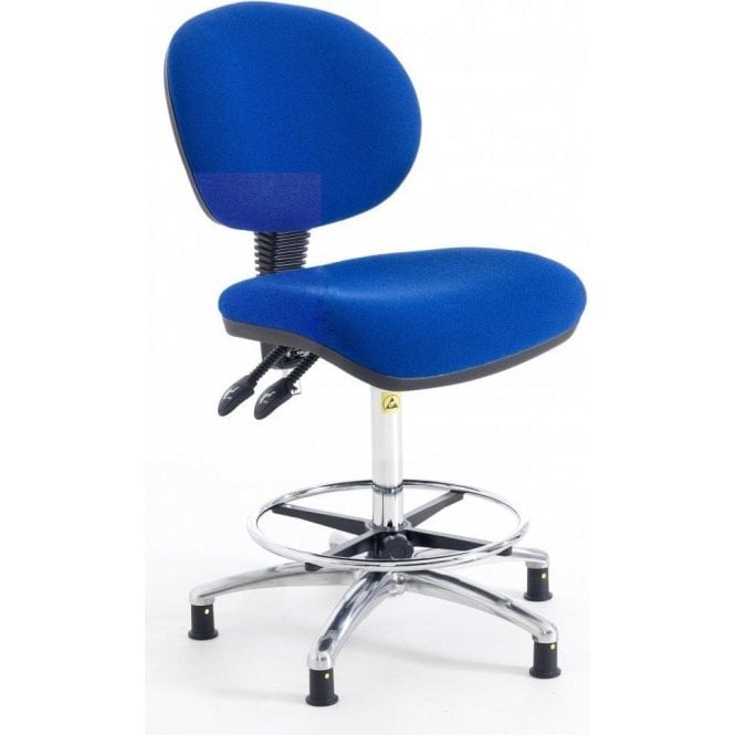 Static Dissipative High Fully Ergonomic Chair with feet Height adjustment 500-690mm