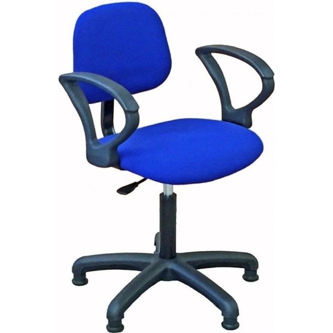 Industrial Upholstered Low Chair with feet