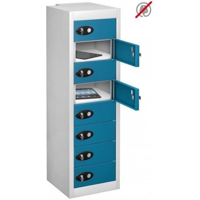 8 Door Tablet Storage Only Locker H1000 x W305 x D305mm